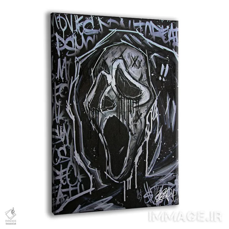 تابلو گوستفیس (صورت شبح) اثر برایان گارسیا - نمای پرسپکتیو محصول