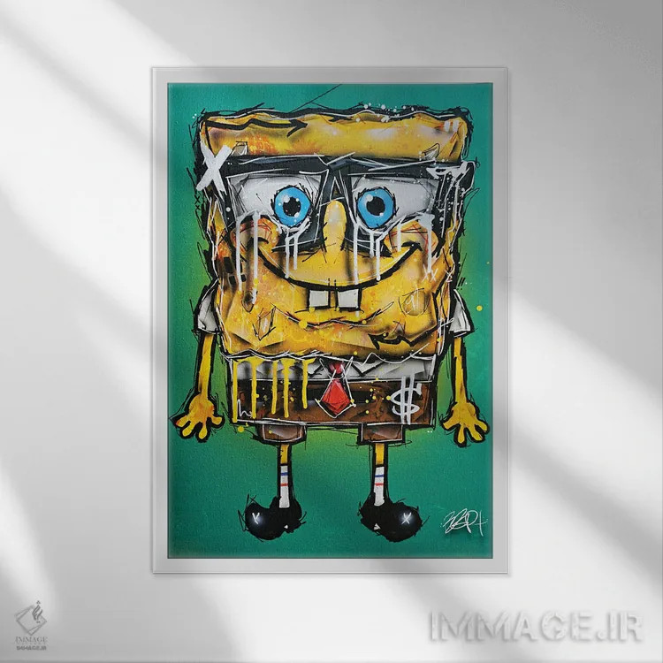 تابلو باب اثر برایان گارسیا - نمای قابدار سفید