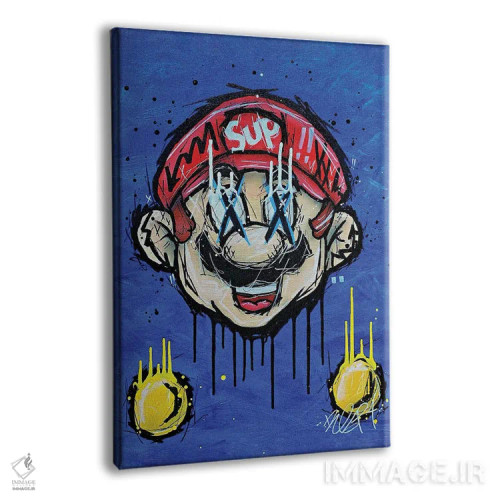 تابلو سوپر ماریو (بازی و شخصیت) اثر برایان گارسیا - نمای پرسپکتیو محصول