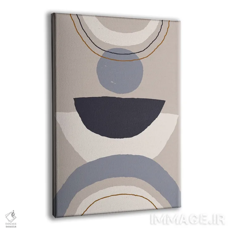 تابلو انتزاعی مدرن (سبک هنری) اثر جس بروگینک - نمای پرسپکتیو محصول