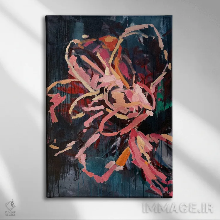 تابلو رویاباف اثر جولیا بورگ - نمای روبهرو روی دیوار