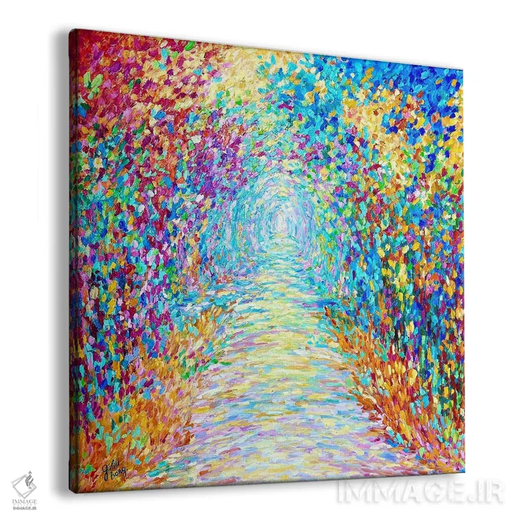 تابلو از سفر لذت ببر اثر جولیا بورگ - نمای پرسپکتیو محصول