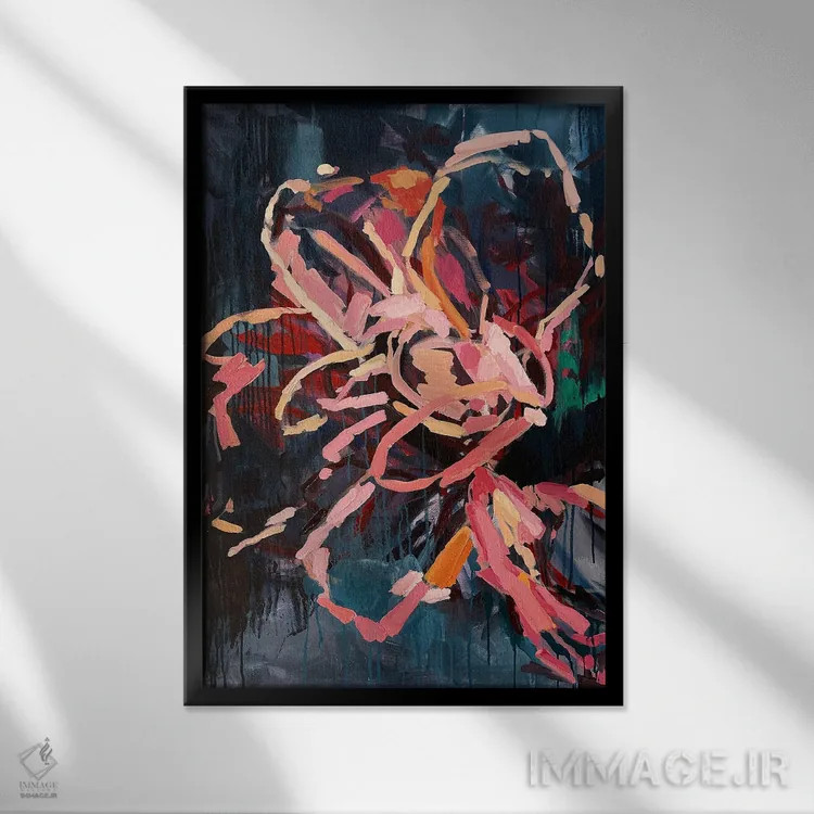 تابلو رویاباف اثر جولیا بورگ - نمای قابدار مشکی