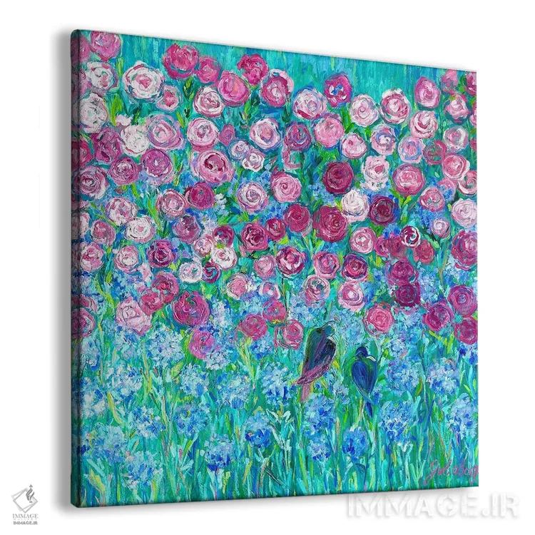 تابلو نجواهای صبحگاهی اثر جولیا بورگ - نمای پرسپکتیو محصول