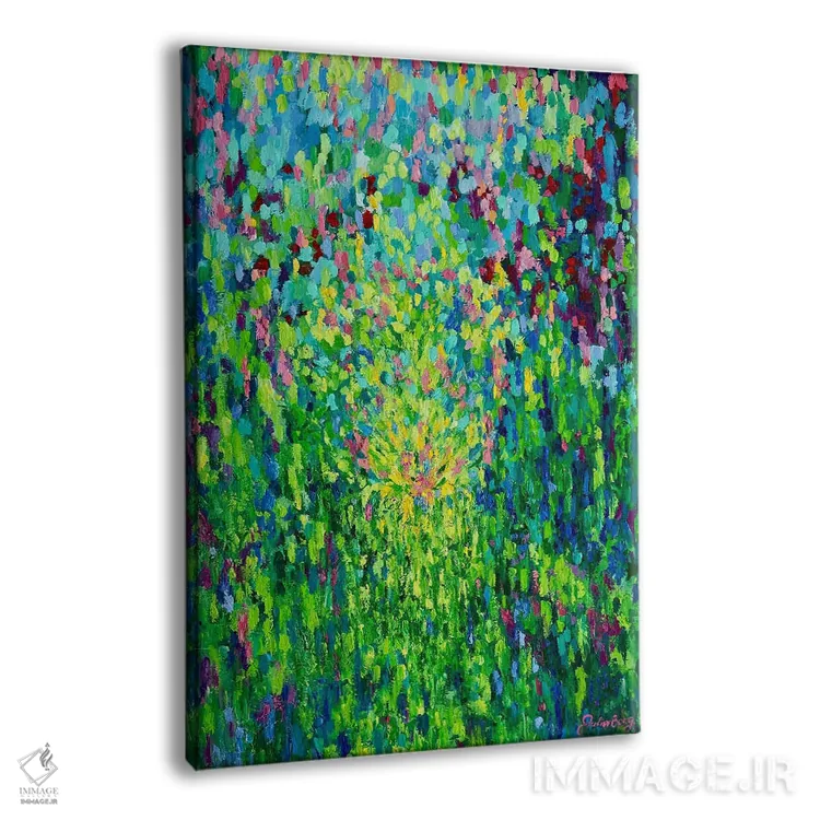 تابلو انعکاس تابستانی اثر جولیا بورگ - نمای پرسپکتیو محصول