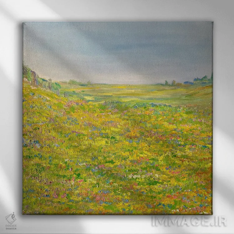 تابلو جایی که دوست دارم باشم I اثر جولیا بورگ - نمای روبهرو روی دیوار