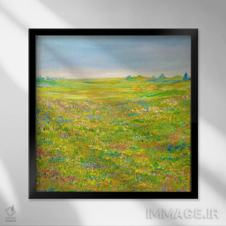 تابلو جایی که دوست دارم باشم II اثر جولیا بورگ - نمای قابدار مشکی