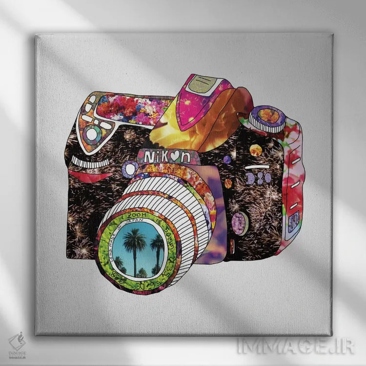 تابلو این تصویر را تصور کن اثر بیانکا گرین - نمای روبهرو روی دیوار