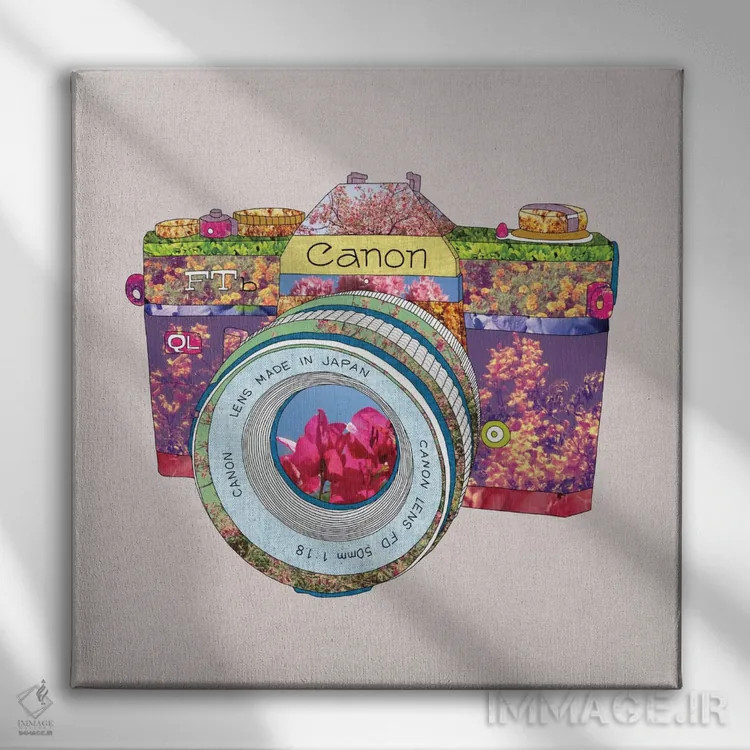 تابلو قانون گلها (ترکیب هنری) اثر بیانکا گرین - نمای روبهرو روی دیوار