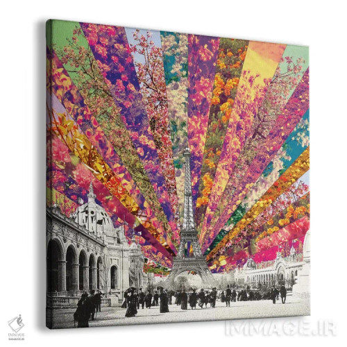 تابلو پاریس قدیمی اثر بیانکا گرین - نمای پرسپکتیو محصول