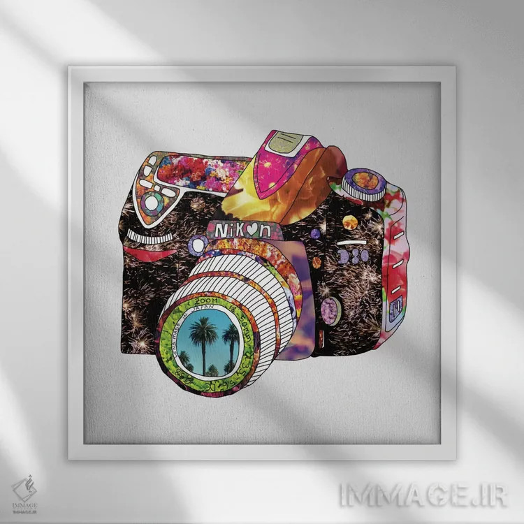 تابلو این تصویر را تصور کن اثر بیانکا گرین - نمای قابدار سفید