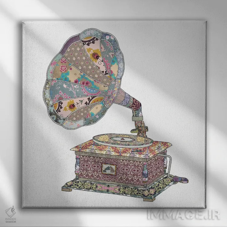 تابلو دیدن صدا اثر بیانکا گرین - نمای روبهرو روی دیوار