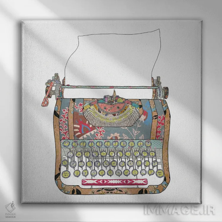 تابلو نمیدانم چه برایت بنویسم اثر بیانکا گرین - نمای روبهرو روی دیوار