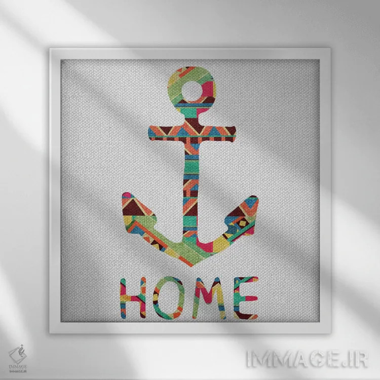 تابلو تو مرا خانه میکنی اثر بیانکا گرین - نمای قابدار سفید