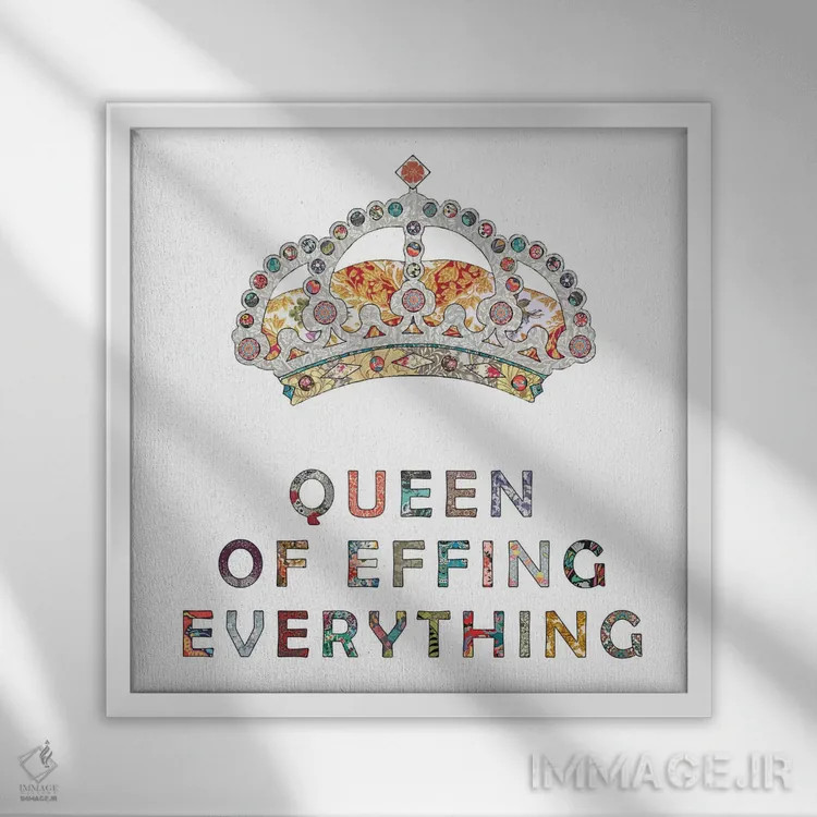 تابلو انگیزهٔ روزانهاش اثر بیانکا گرین - نمای قابدار سفید