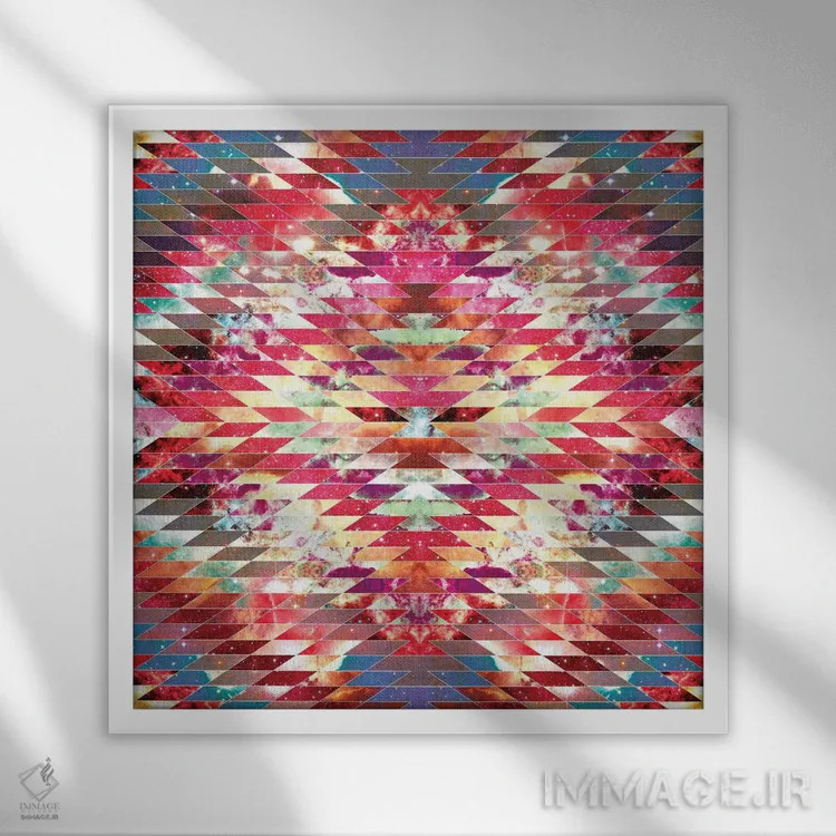 تابلو ستارهٔ باستانی اثر بیانکا گرین - نمای قابدار سفید