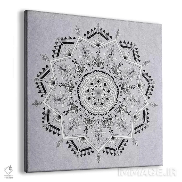 تابلو ماندالای ستارهای اثر بیانکا گرین - نمای پرسپکتیو محصول