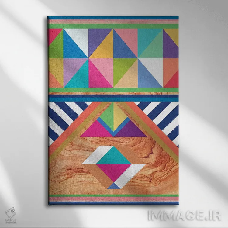 تابلو وودی (شخصیت کارتونی) اثر بیانکا گرین - نمای روبهرو روی دیوار