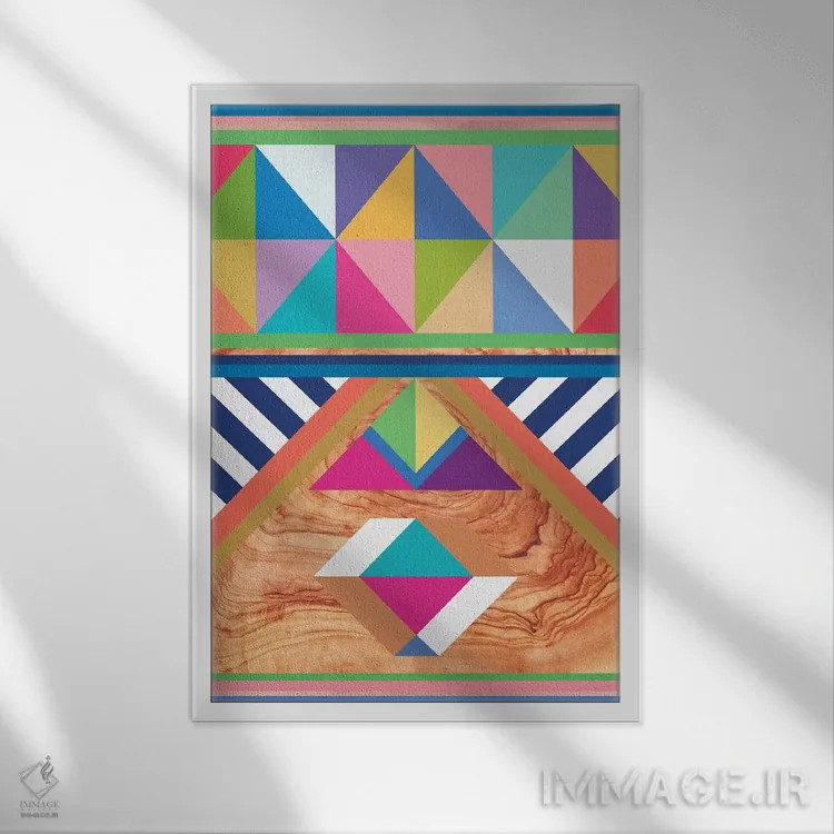 تابلو وودی (شخصیت کارتونی) اثر بیانکا گرین - نمای قابدار سفید