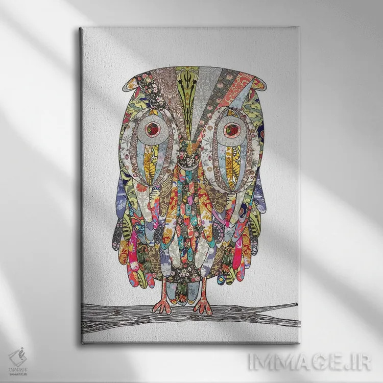 تابلو من میتوانم در تاریکی ببینم اثر بیانکا گرین - نمای روبهرو روی دیوار