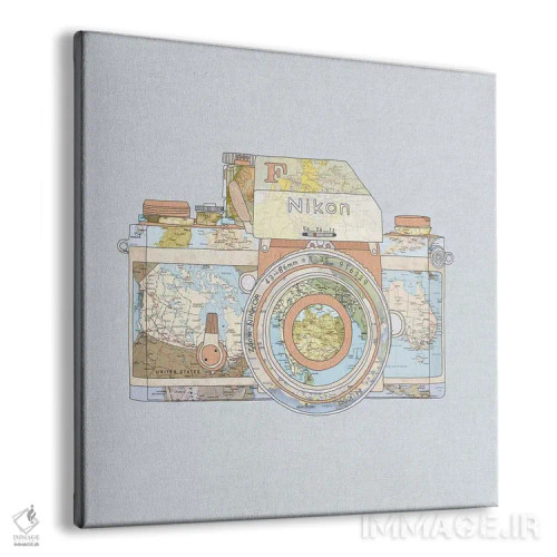 تابلو سفر با نیکون (دوربین) اثر بیانکا گرین - نمای پرسپکتیو محصول