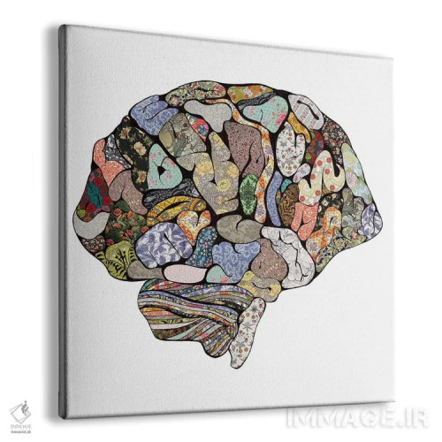 تابلو مغز من متفاوت به نظر میرسد اثر بیانکا گرین - نمای پرسپکتیو محصول