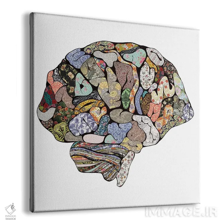 تابلو مغز من متفاوت به نظر میرسد اثر بیانکا گرین - نمای پرسپکتیو محصول