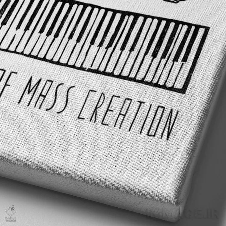 تابلو سلاحهای خلق عظیم اثر بیانکا گرین - نمای نزدیک بافت بوم