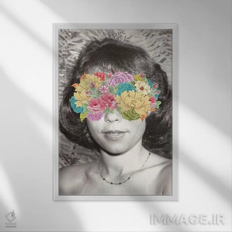 تابلو دیدگاه او اثر بیانکا گرین - نمای قابدار سفید