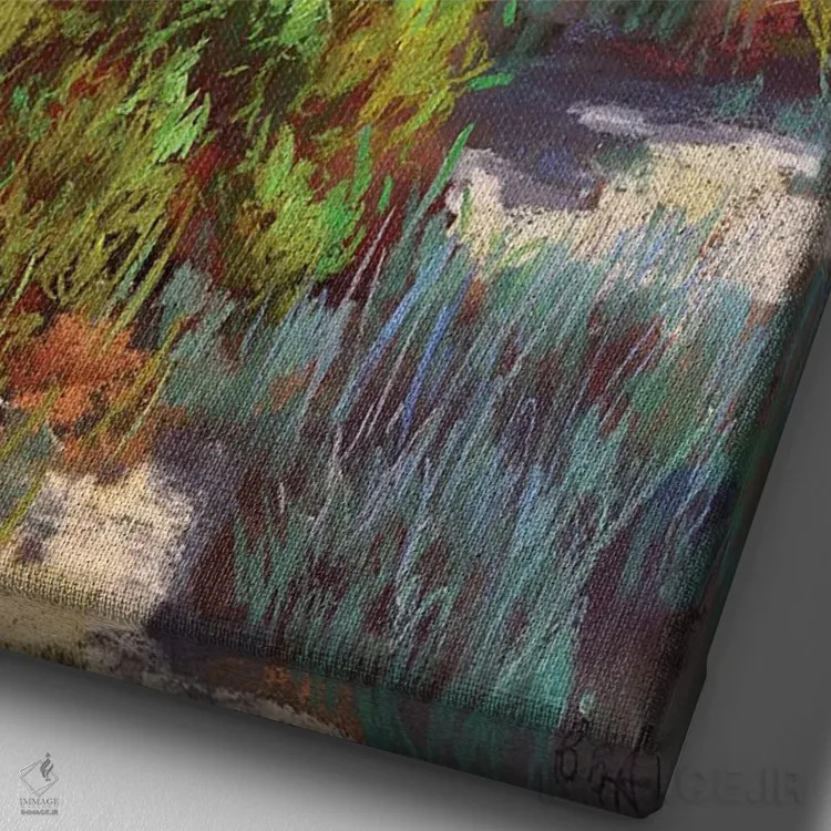 تابلو درخت آفریقایی اثر آنا بوگوشفسکایا - نمای نزدیک بافت بوم