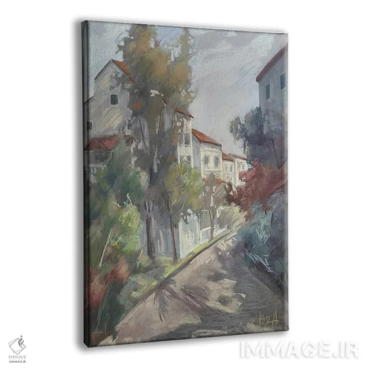 تابلو خیابان شهر اثر آنا بوگوشفسکایا - نمای پرسپکتیو محصول