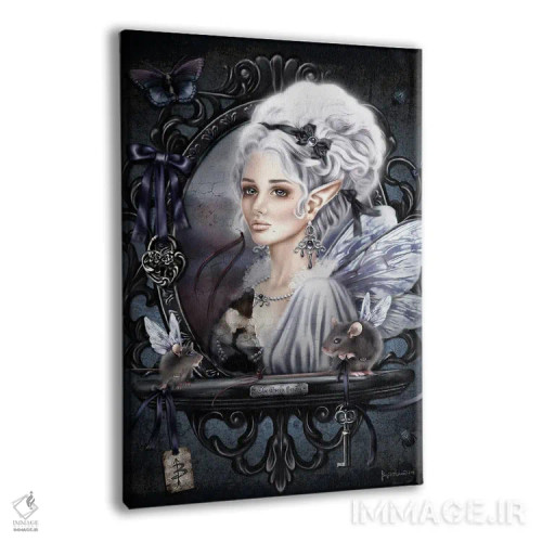 تابلو بانوی خاکستری اثر بریگید اشوود - نمای پرسپکتیو محصول