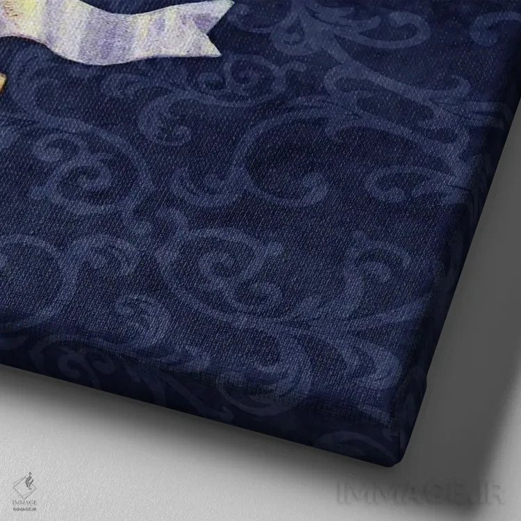 تابلو کلید قلب من اثر بریگید اشوود - نمای نزدیک بافت بوم