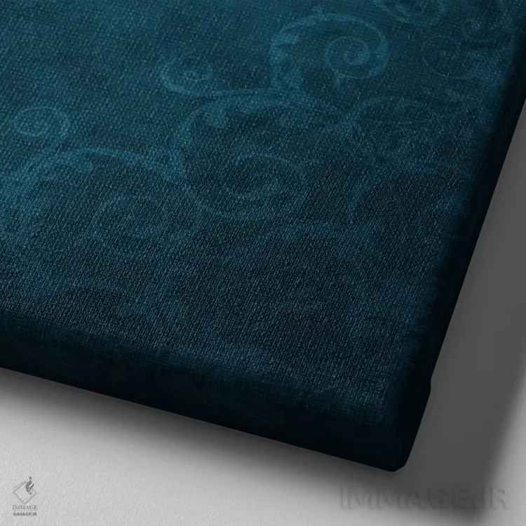 تابلو سنجاقک گلبوتهای (دمسک) اثر بریگید اشوود - نمای نزدیک بافت بوم