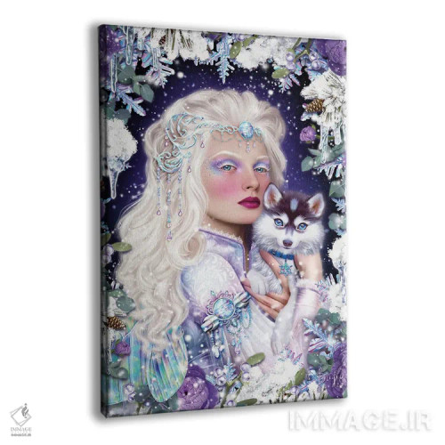 تابلو ملکه زمستان اثر بریگید اشوود - نمای پرسپکتیو محصول