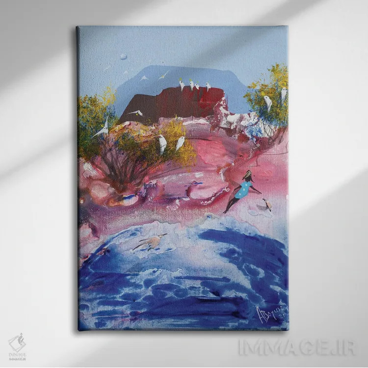 تابلو در آرامش اثر آدام بوگوش - نمای روبهرو روی دیوار