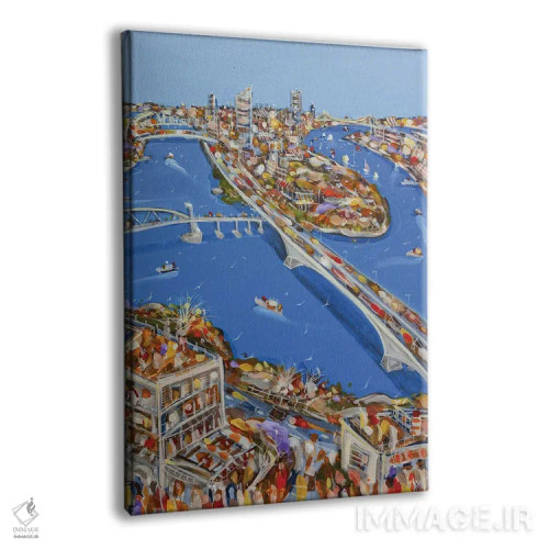 تابلو آبی بریزبن (استرالیا) اثر آدام بوگوش - نمای پرسپکتیو محصول