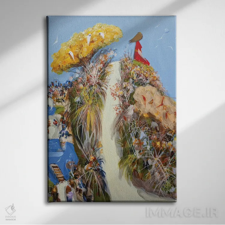 تابلو نگاهی نو اثر آدام بوگوش - نمای روبهرو روی دیوار