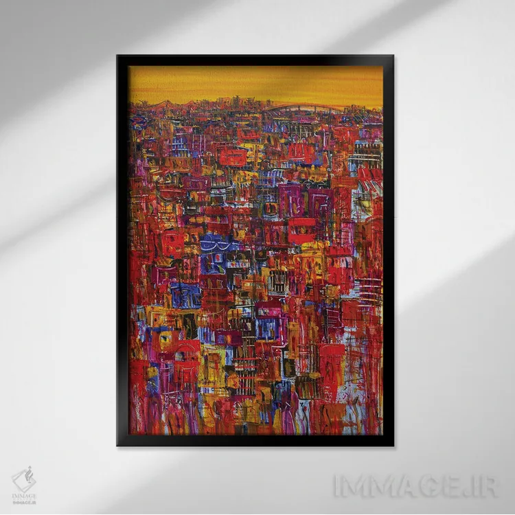 تابلو راهی نو برای پیشرفت اثر آدام بوگوش - نمای قابدار مشکی