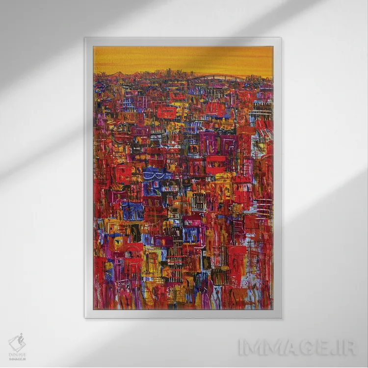 تابلو راهی نو برای پیشرفت اثر آدام بوگوش - نمای قابدار سفید