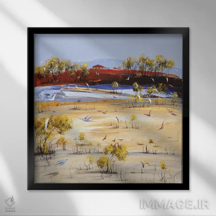 تابلو زندگی آرام اثر آدام بوگوش - نمای قابدار مشکی