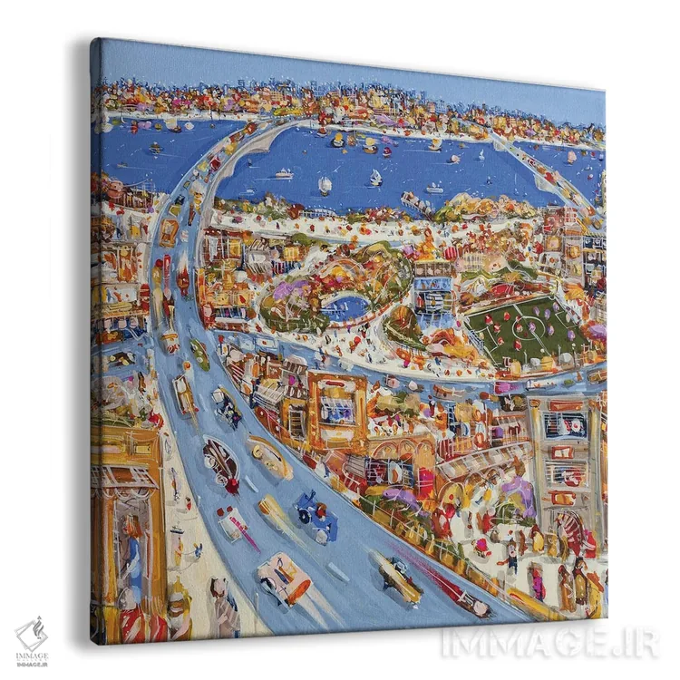 تابلو پرواز شهری اثر آدام بوگوش - نمای پرسپکتیو محصول