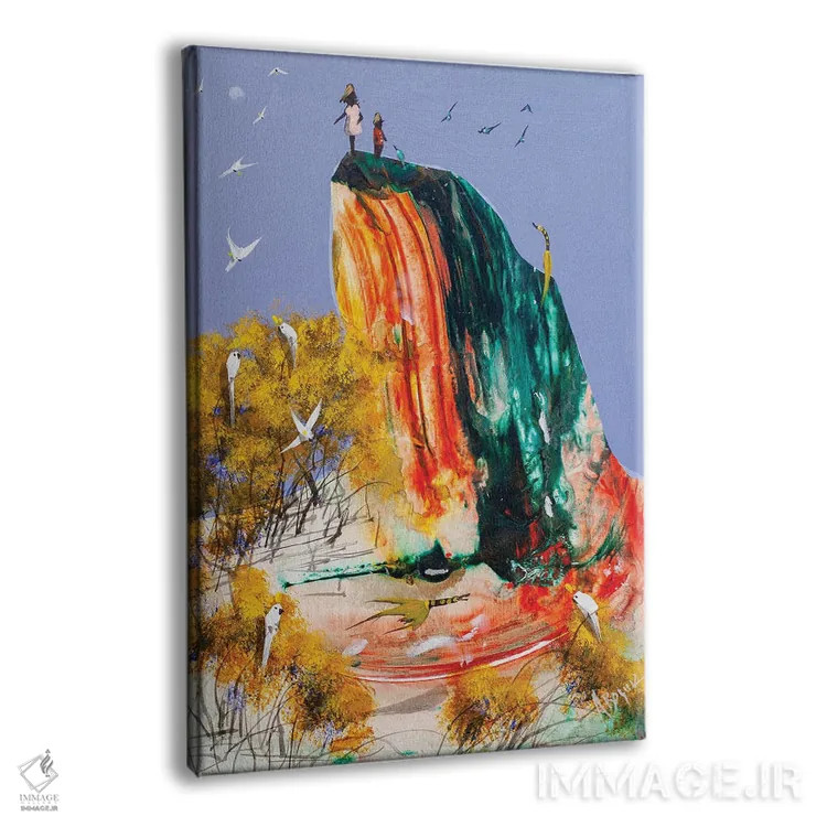 تابلو پیامرسان اثر آدام بوگوش - نمای پرسپکتیو محصول