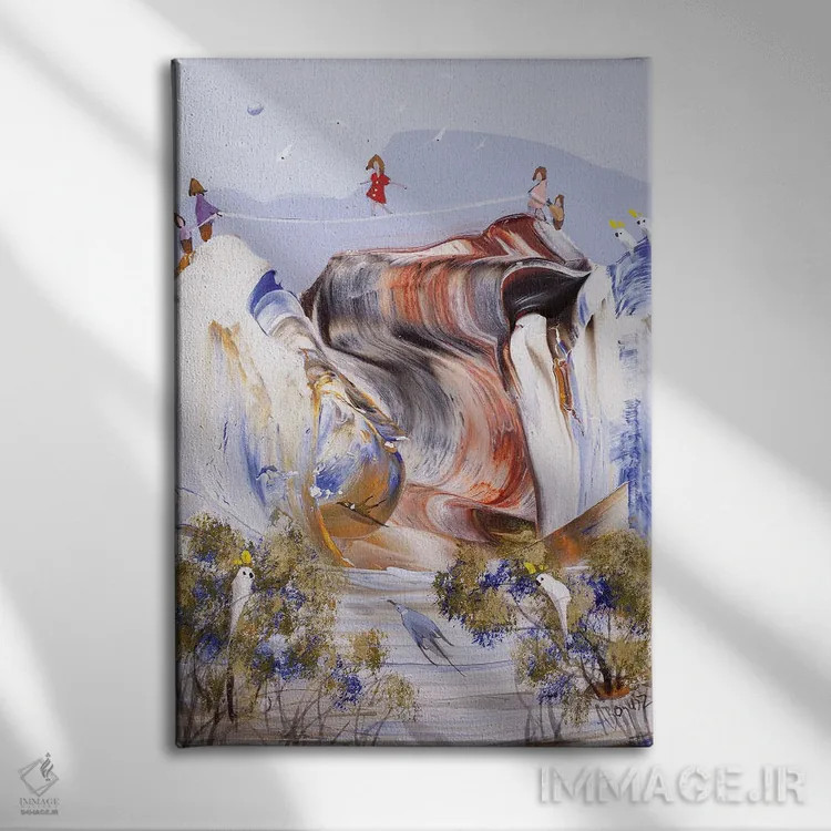 تابلو خانواده اثر آدام بوگوش - نمای روبهرو روی دیوار