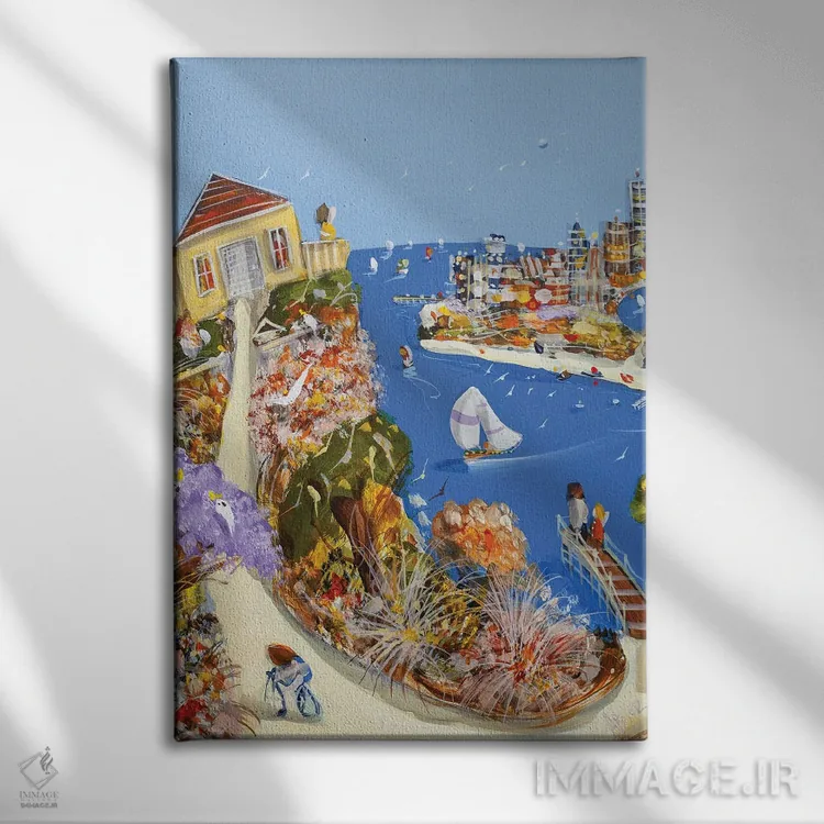 تابلو وقتی به خانه میآیی اثر آدام بوگوش - نمای روبهرو روی دیوار