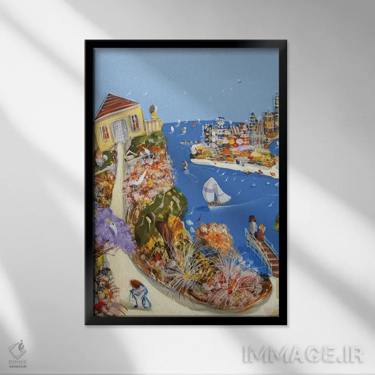 تابلو وقتی به خانه میآیی اثر آدام بوگوش - نمای قابدار مشکی