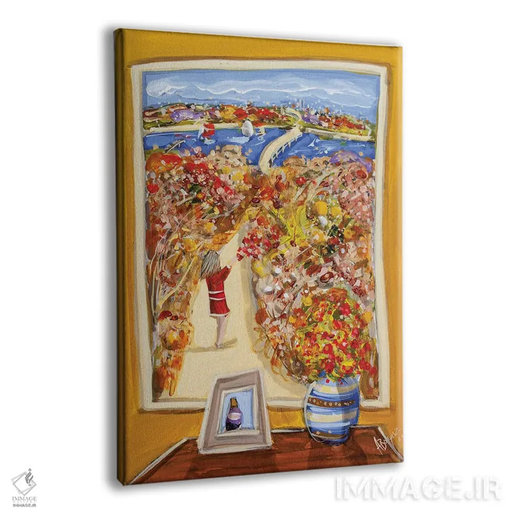 تابلو گلهایی برای تو اثر آدام بوگوش - نمای پرسپکتیو محصول