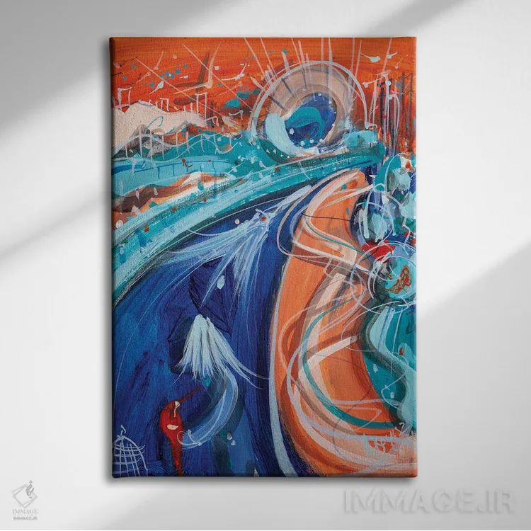 تابلو از ناشناخته نترس اثر آدام بوگوش - نمای روبهرو روی دیوار