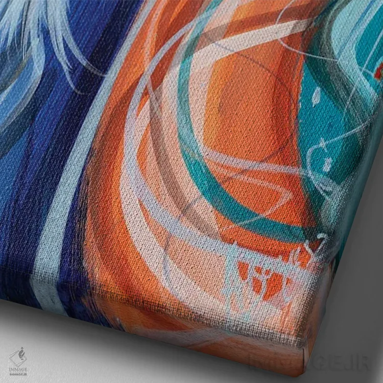 تابلو از ناشناخته نترس اثر آدام بوگوش - نمای نزدیک بافت بوم