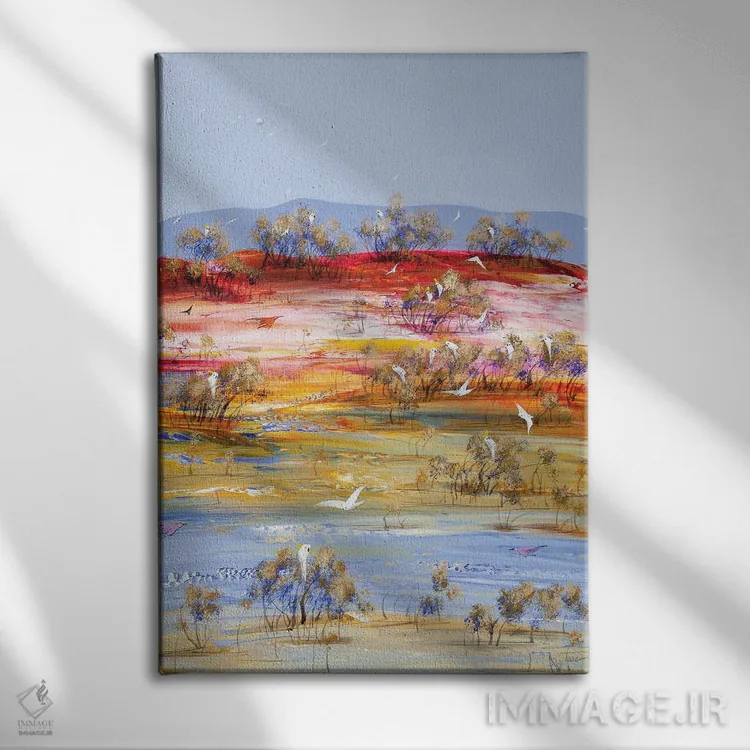تابلو سرانجام آزاد اثر آدام بوگوش - نمای روبهرو روی دیوار